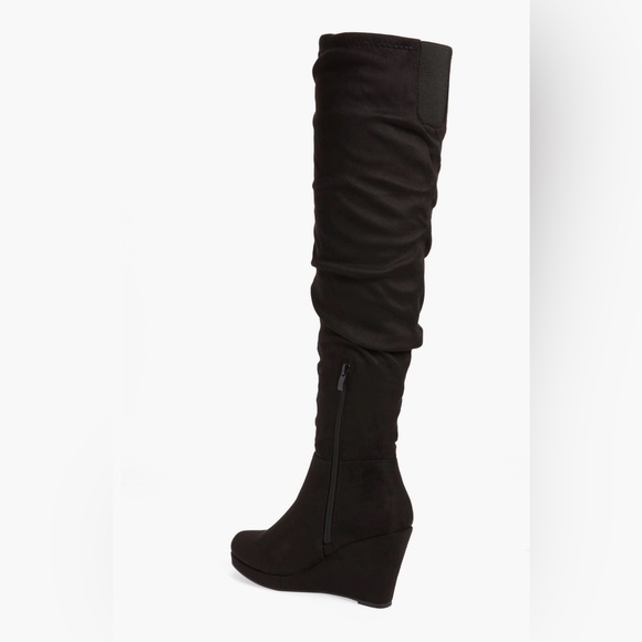 Chinese Laundry Shoes - Chinese Laundry Black Over the Knee Boots